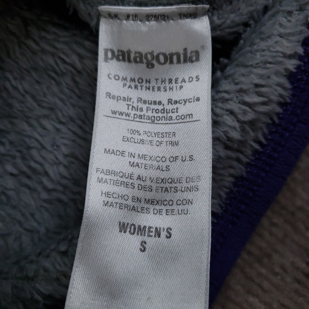Patagonia Snap-T‎ Sweater Womens Small Gray Pullover Fleece Pockets Hiking 25442 - Picture 7 of 13